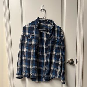 Faded Glory blue button-up, size small